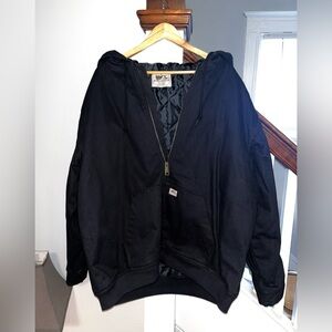 Wells Lamont Hooded Duck Work Jacket sz 2XL NEW!!